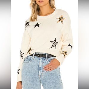 Rails Perci Pullover with stars - worn once